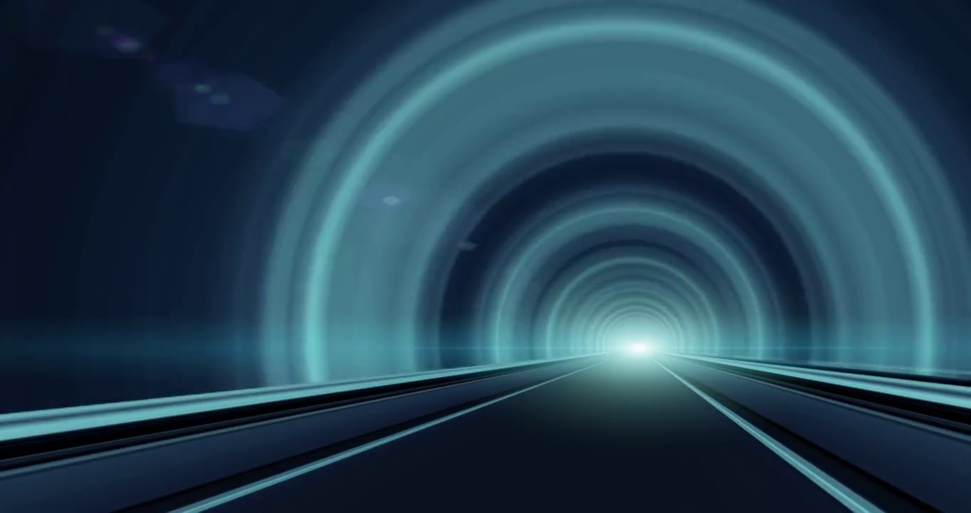高速公路隧道的速度运动视频下载