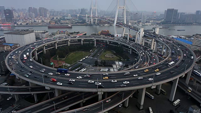 上海南浦大桥视频素材
