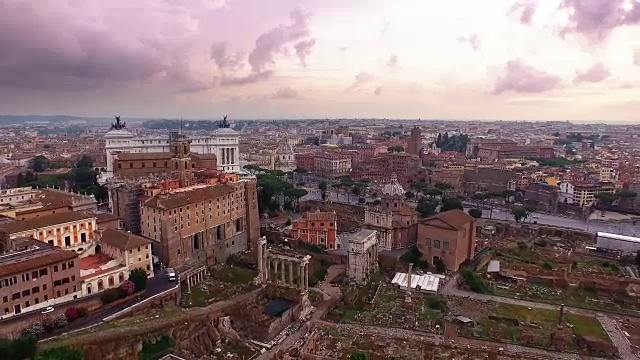 罗马广场鸟瞰图视频下载