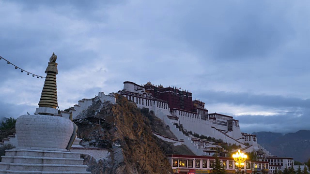 布达拉宫，西藏拉萨。视频下载
