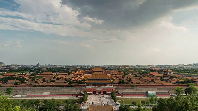 时光流逝——北京紫禁城(WS HA缩小)视频素材