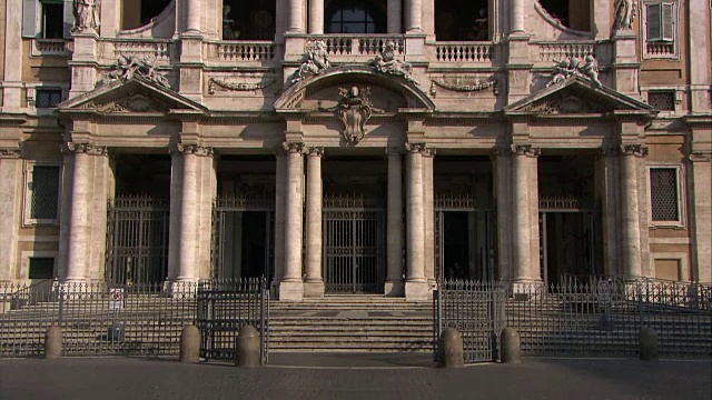 圣玛丽大教堂，罗马视频素材