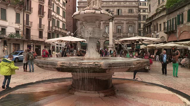 意大利维罗纳的香草广场视频素材