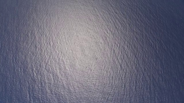 平静的蓝色太平洋，莫比提岛，法属波利尼西亚视频下载