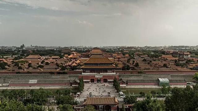 时光流逝——北京紫禁城(盘景)视频素材