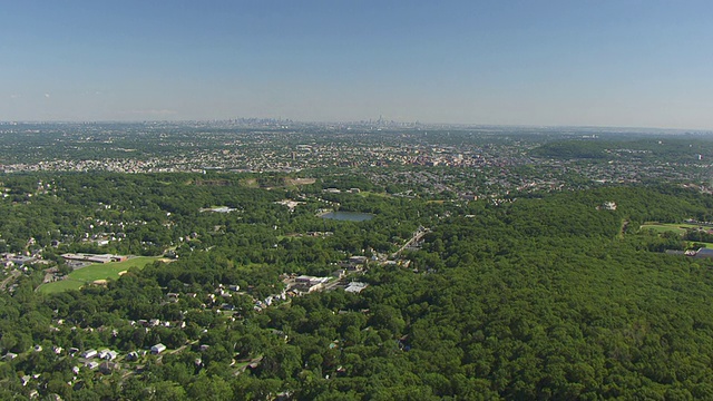 美国新泽西州帕特森的WS鸟瞰图视频素材