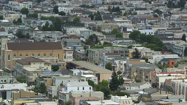 旧金山社区和城市景观视频素材