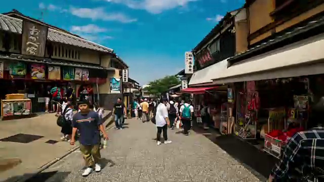 京都松原道超陷4K视频素材
