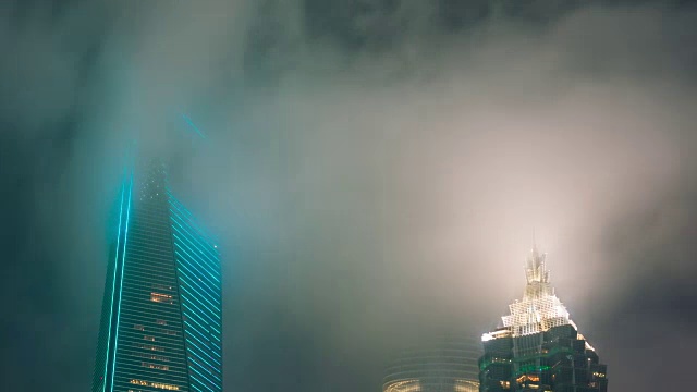 时间流逝——雾霾中的上海摩天大楼(RL Pan)视频下载