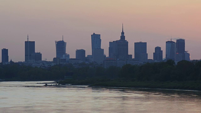 华沙市中心视频素材