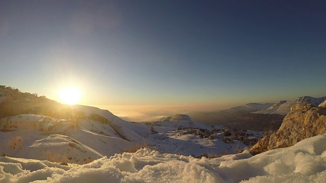 黎巴嫩法拉亚的日落视频下载