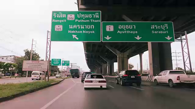 交通在曼谷视频素材