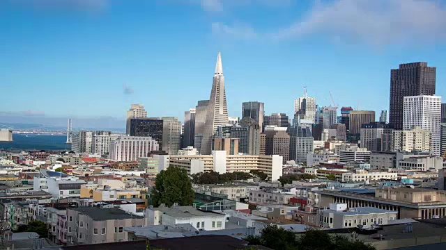 旧金山市中心景观视频素材