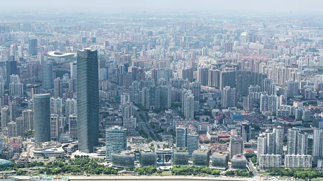 上海城市景观4k时间流逝视频素材
