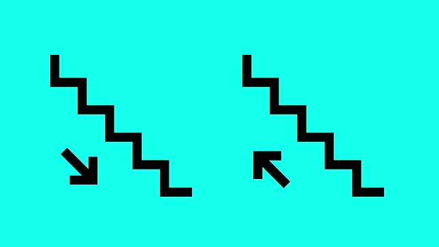 自动扶梯-矢量动画视频素材