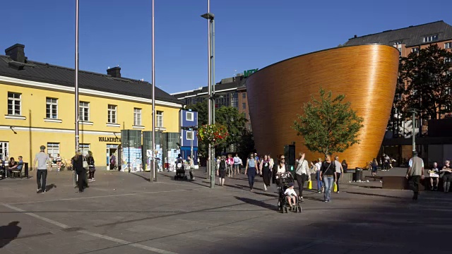 坎皮沉默教堂 - 赫尔辛基， 决赛视频素材