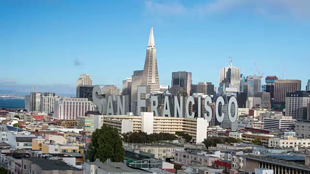 旧金山市中心景观视频下载