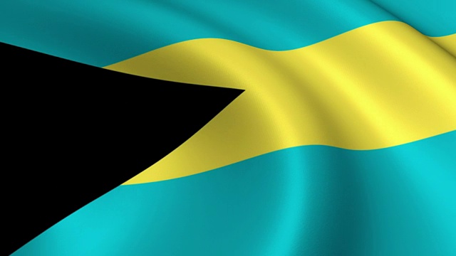 巴哈马群岛国旗Loopable视频下载