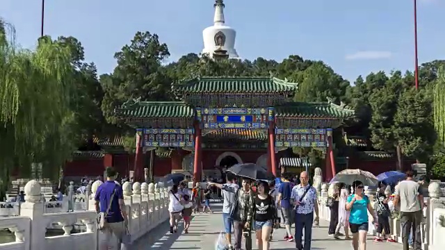 北京北海公园视频下载