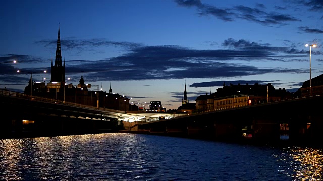 夜晚的斯德哥尔摩桥视频下载
