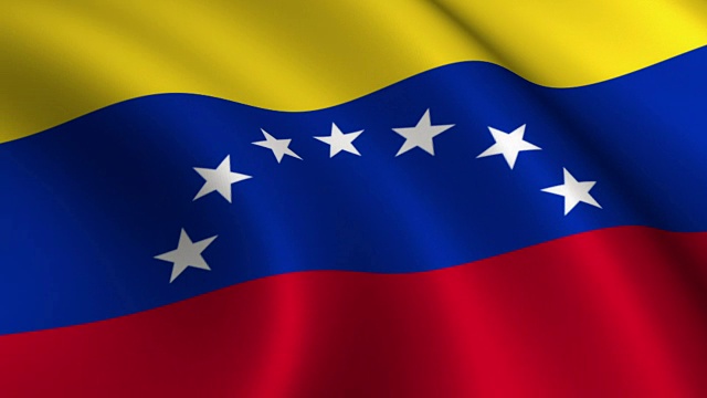 委内瑞拉国旗Loopable视频素材