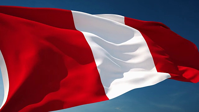 秘鲁国旗-可循环视频下载
