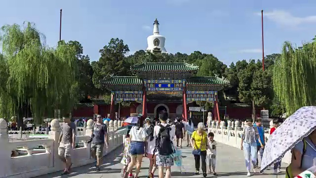 北京北海公园时间流逝视频下载