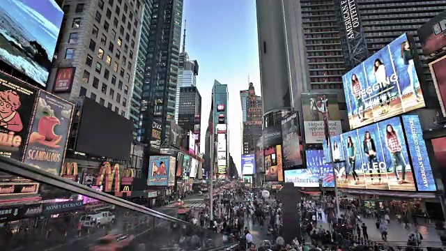纽约时代广场视频素材