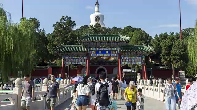 北京北海公园时间流逝视频下载