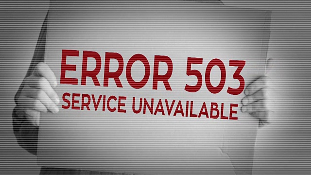 服务不可用- 503错误视频下载