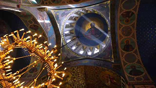 第比利斯市的索尼大教堂视频素材