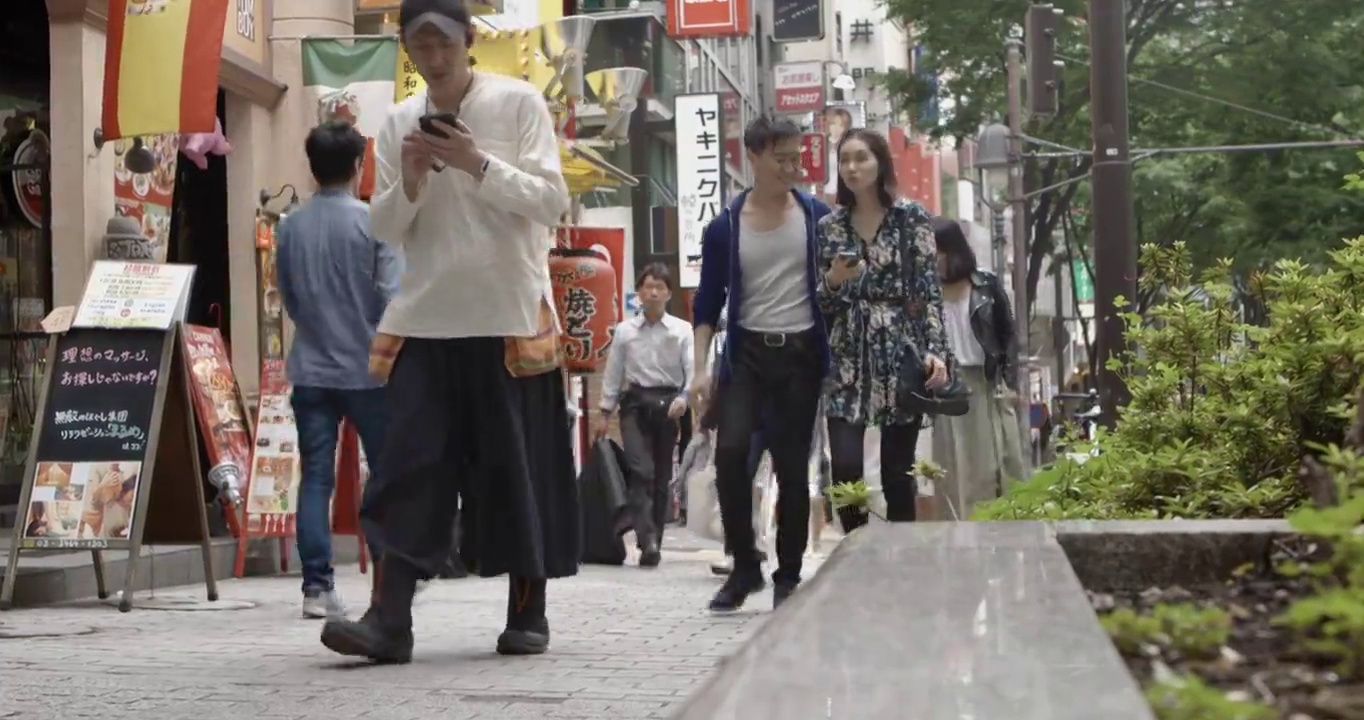 涉谷区,智能手机,仅日本人,视点视频素材