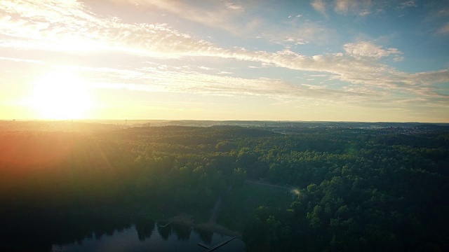 瑞典湖立交桥视频素材
