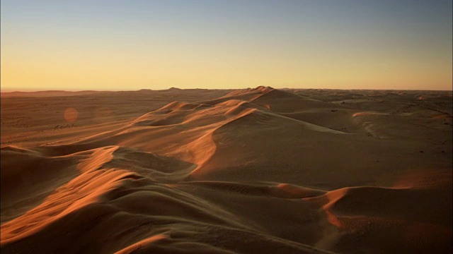 航拍纳米比亚沙漠视频素材