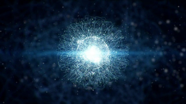 一种微观原子粒子系统视频下载