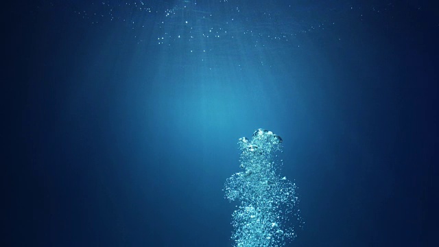 水下气泡视频素材