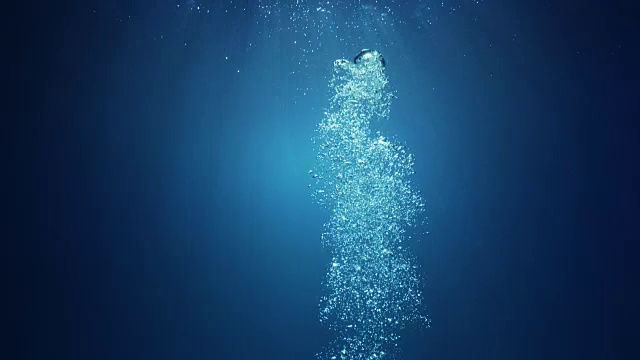 水下气泡视频素材