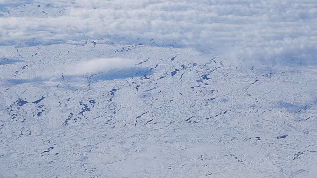 格陵兰和北极航空视频下载