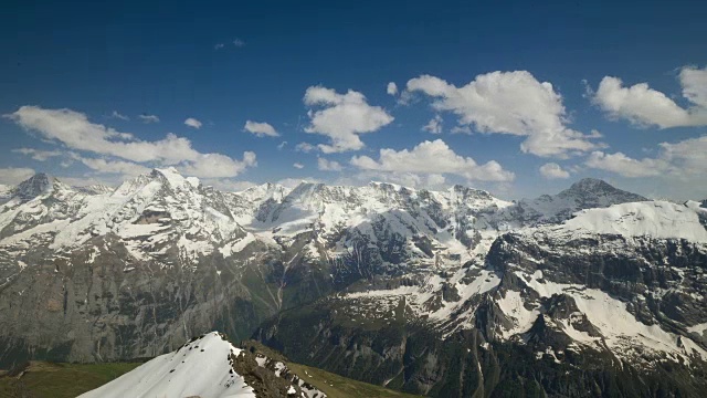 阿尔卑斯山脉的景色视频素材