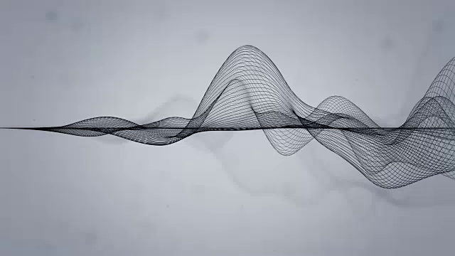 抽象的波浪线视频素材