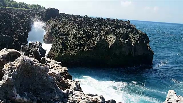 水吹，努萨2号，印尼巴厘岛视频下载