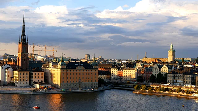 斯德哥尔摩城市天际线视频下载
