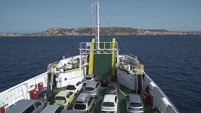 地中海的渡船。视频下载