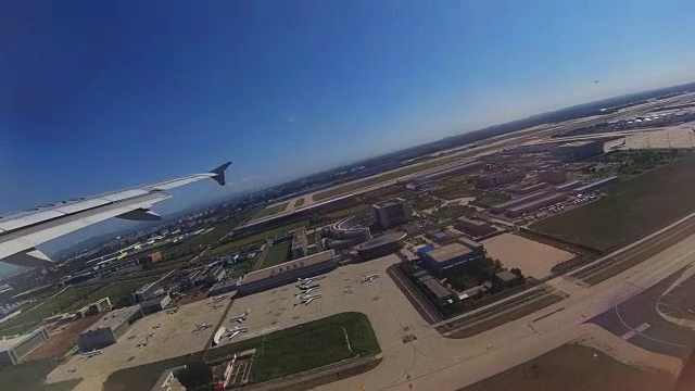 飞机起飞，4k视频视频素材
