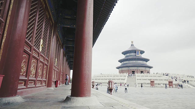 天坛，北京，中国。视频下载