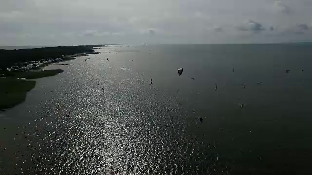 海尔半岛鸟瞰图视频素材