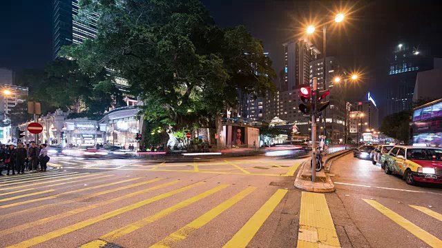 香港的十字路口视频素材