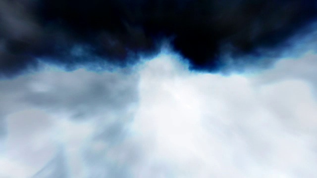 乌云和明亮的光线-白色背景(过渡)视频下载