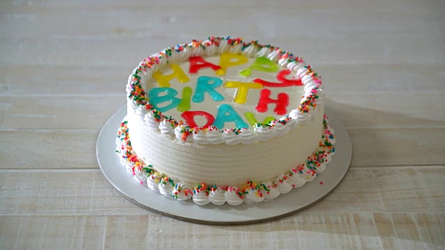 快乐的生日蛋糕视频下载