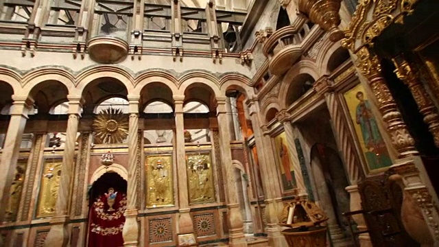 圣墓教堂-耶路撒冷视频素材